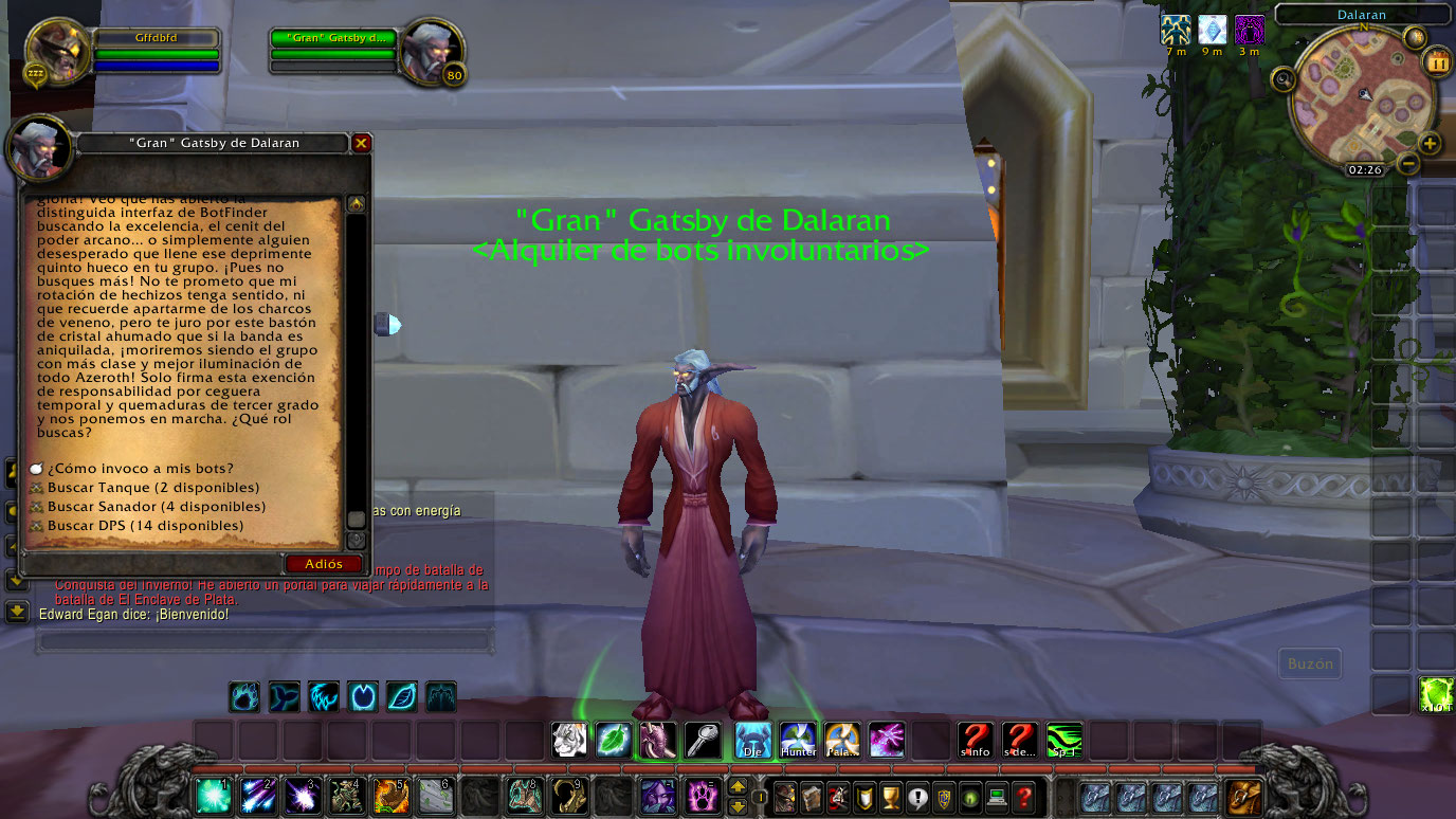 NPC Bot Finder en Dalaran